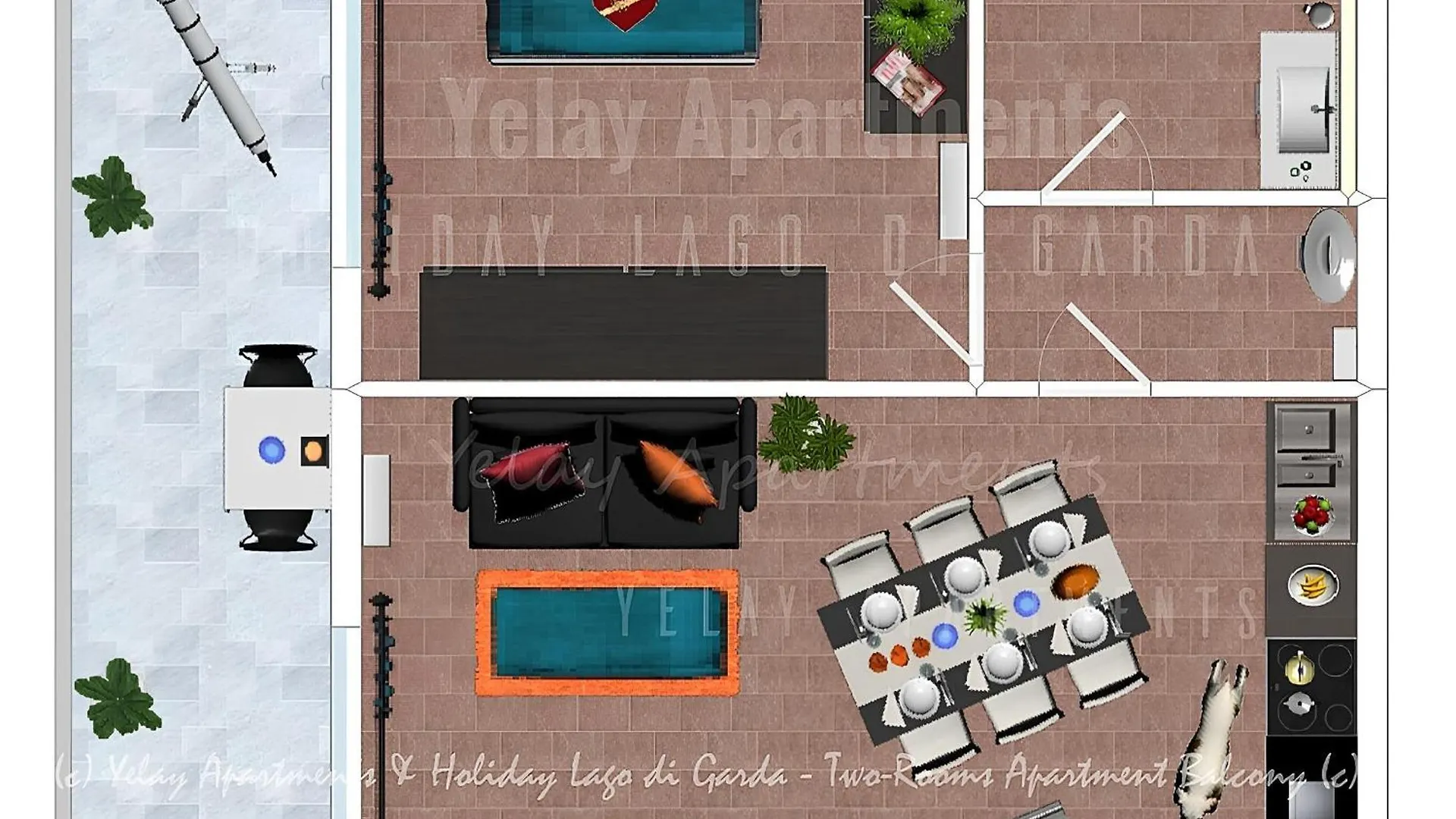 Yelay Apartments & Holiday Lago Di Garda Raffa